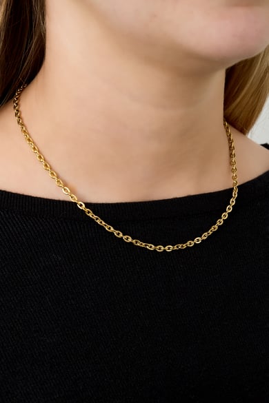 Stainless Steel Chain Necklaces Chain DIY Daily Simple Series Women's jewelry h5 Picture2